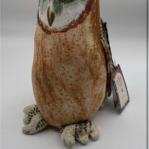 John Derian Target Decorative Brown and Green Owl Figurine pillow
